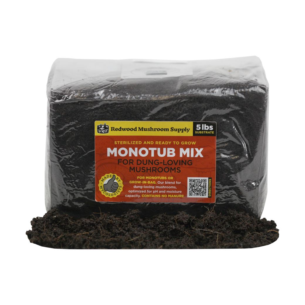 'Monotub Mix' CVG Sterilized Mushroom Substrate