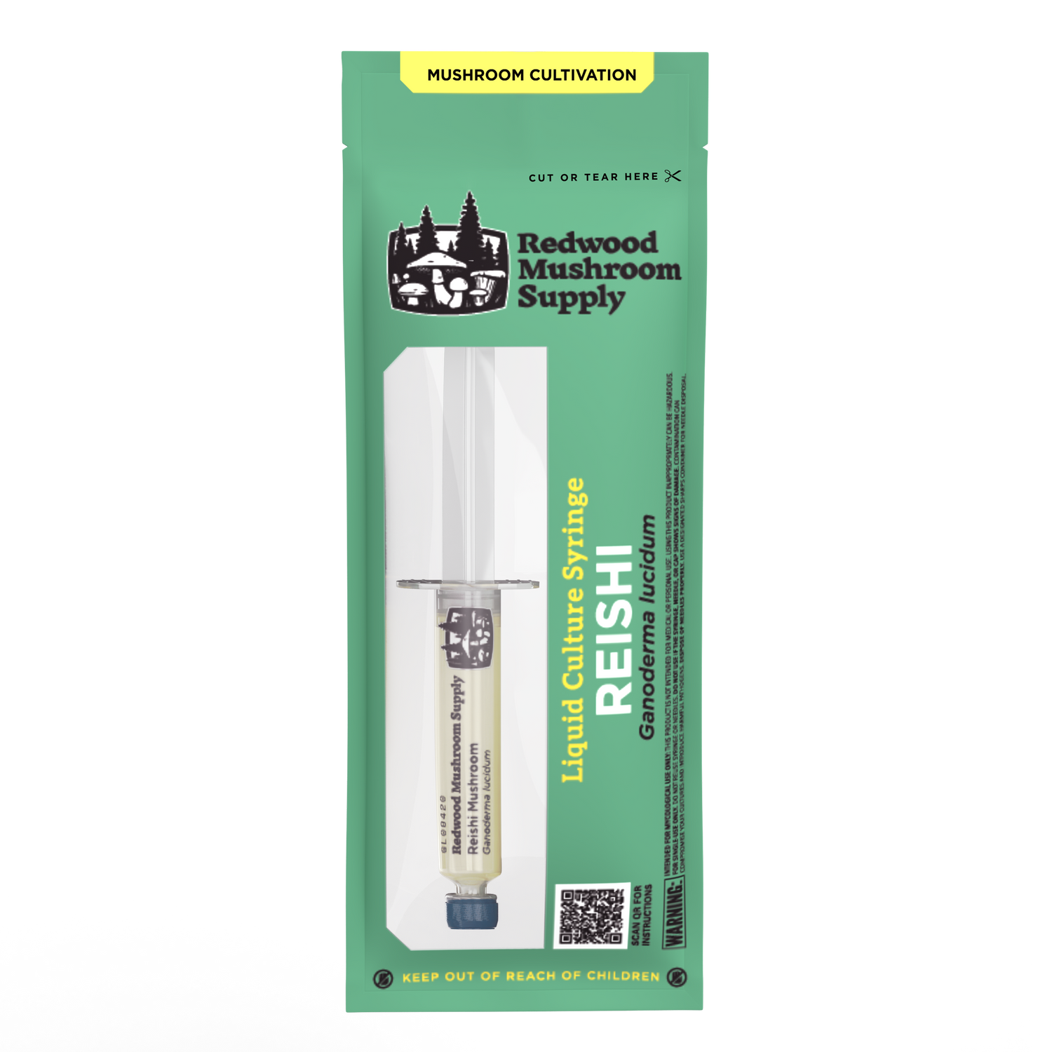 Reishi Mushroom Liquid Culture Syringe