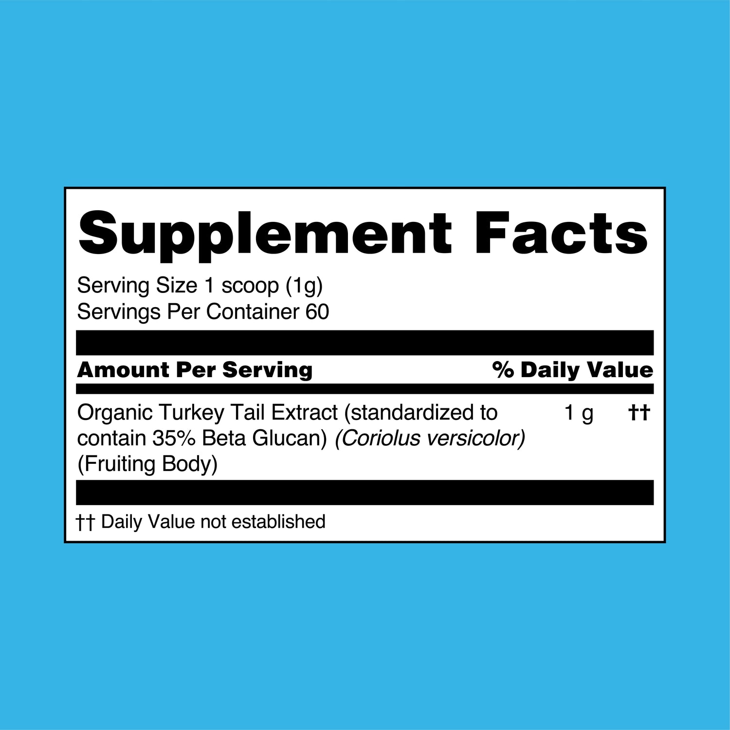Turkey Tail Mushroom Extract Powder
